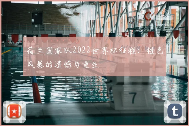 荷兰国家队2022世界杯征程：橙色风暴的遗憾与重生