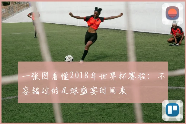 一张图看懂2018年世界杯赛程:不容错过的足球盛宴时间表